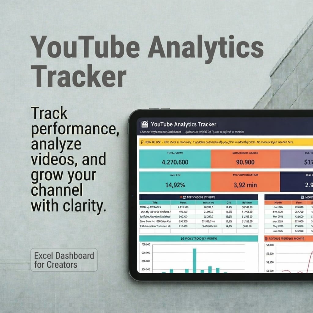 YouTube Analytics Tracker PRO